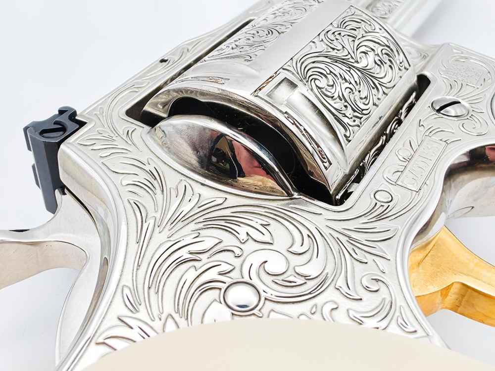 Colt Grizzly Nickel Plated With Full Engraving-img-1