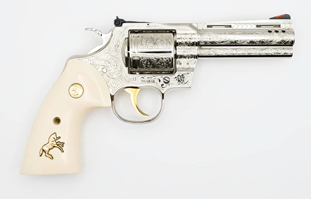 Colt Grizzly Nickel Plated With Full Engraving-img-2
