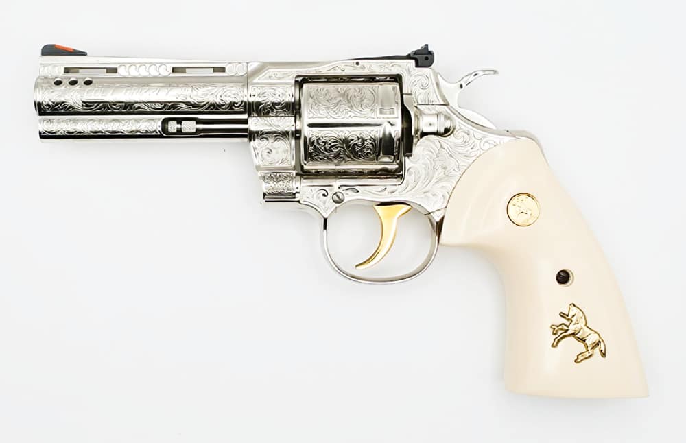 Colt Grizzly Nickel Plated With Full Engraving-img-3