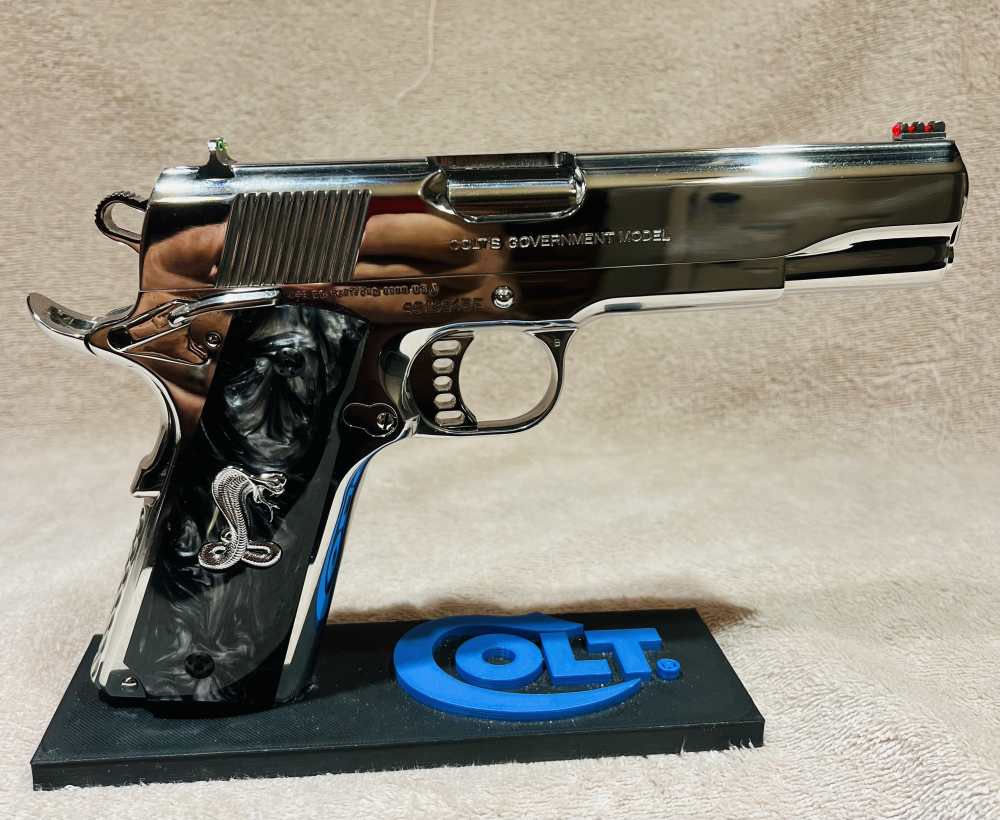 Colt 1911 Series 80 .45 Government Model Breathtaking Bright SS-img-7