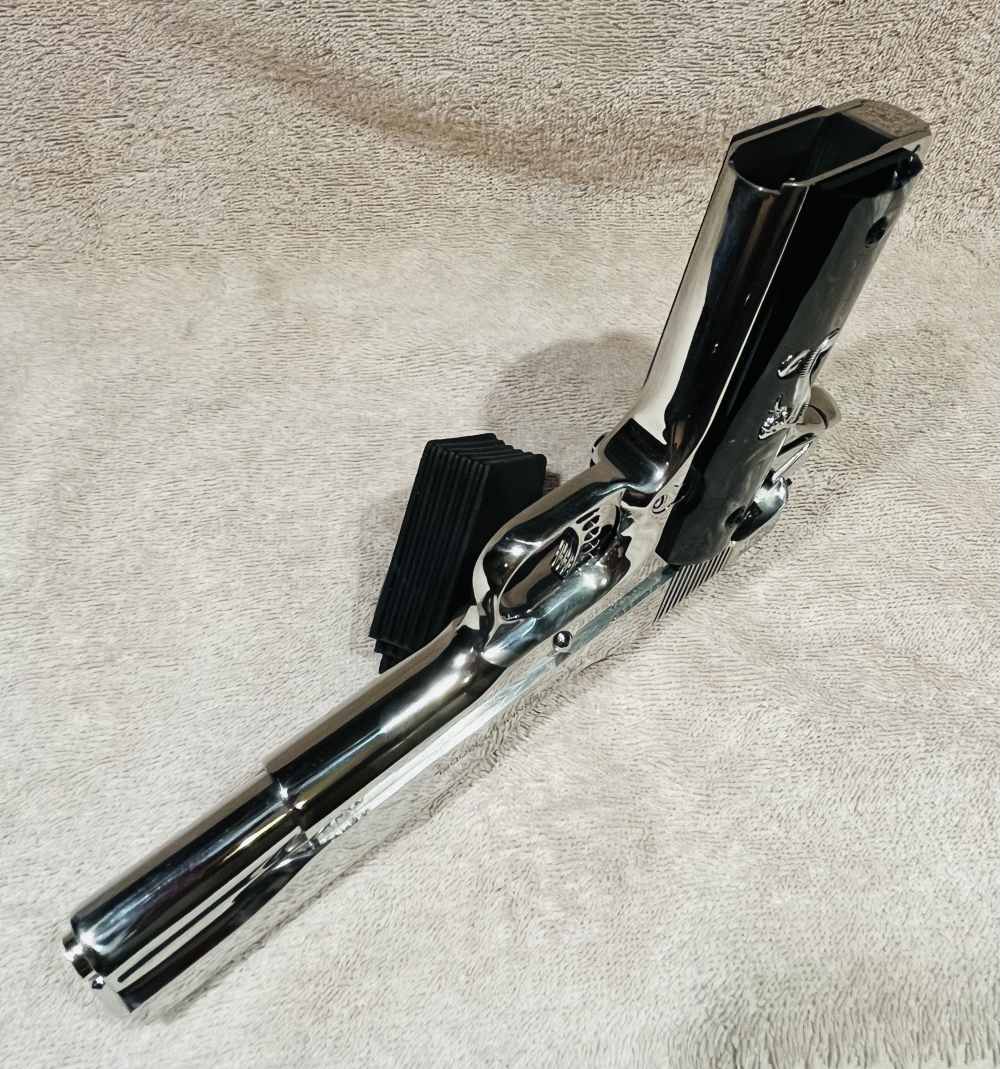 Colt 1911 Series 80 .45 Government Model Breathtaking Bright SS-img-24