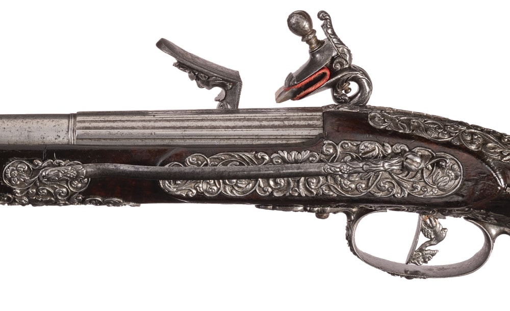 Exquisite North Italian (Brescia) Flintlock Pistol, ca. 1660-img-3