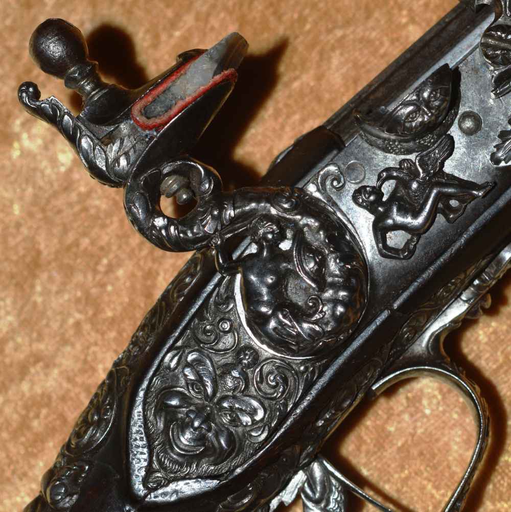 Exquisite North Italian (Brescia) Flintlock Pistol, ca. 1660-img-6