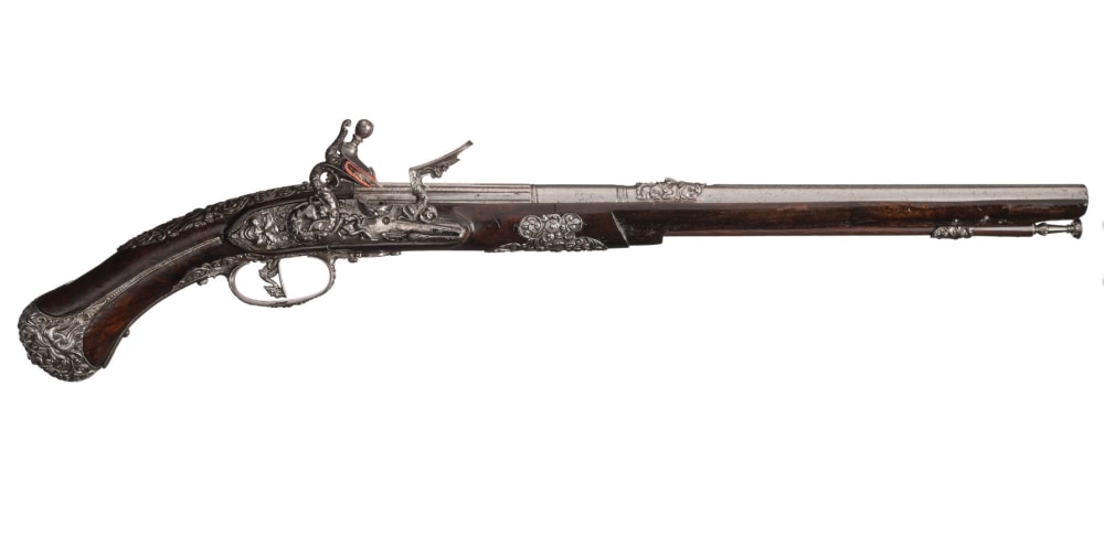 Exquisite North Italian (Brescia) Flintlock Pistol, ca. 1660-img-0