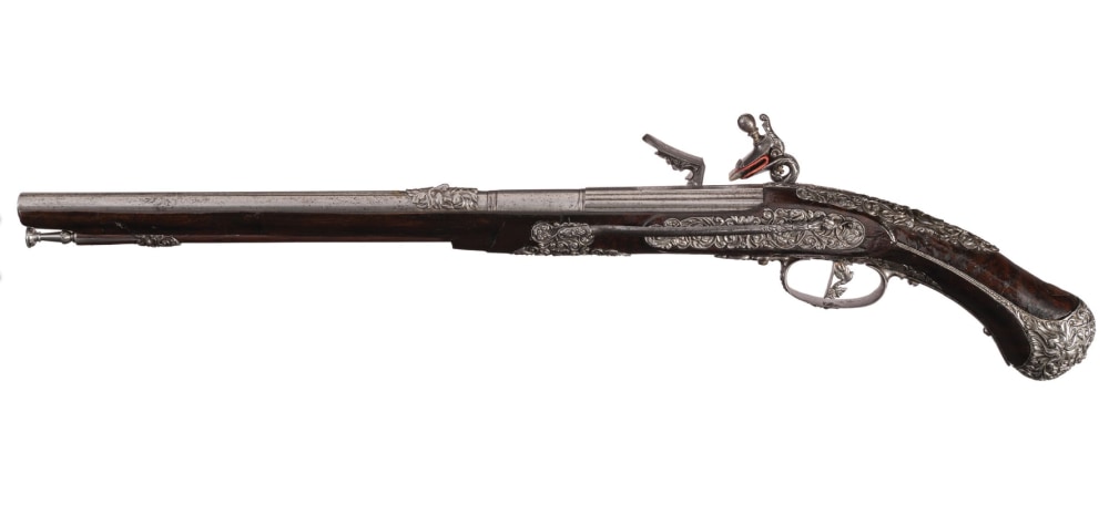 Exquisite North Italian (Brescia) Flintlock Pistol, ca. 1660-img-1