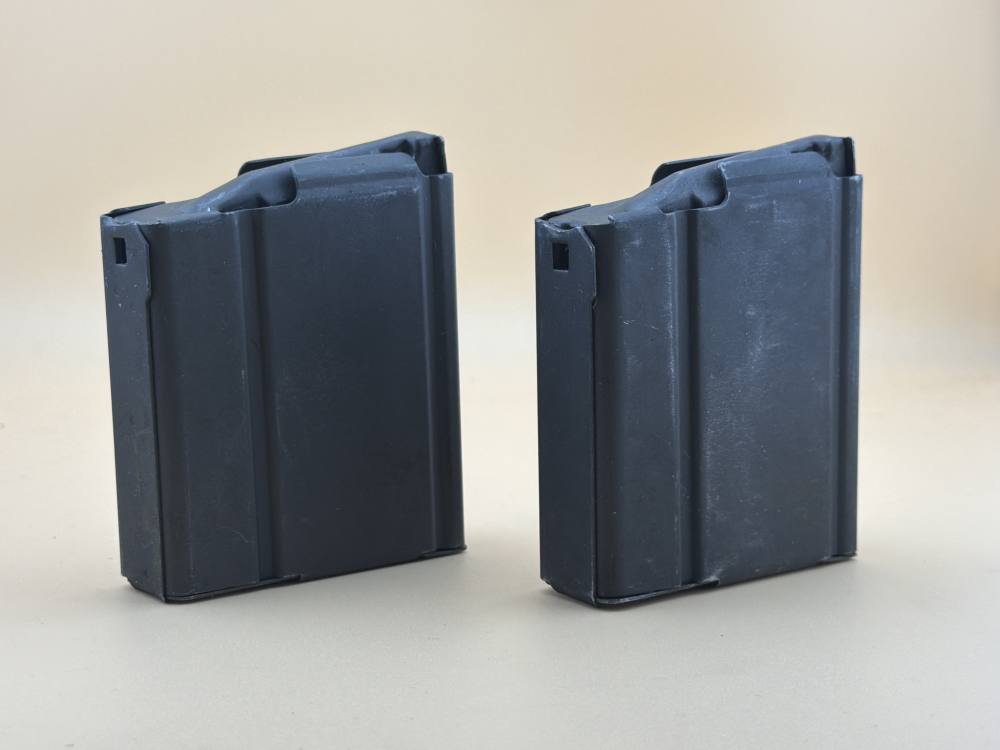 TWO M1A M14 10rd Magazine Steel Parkerized Used Unknown Mfg-img-0