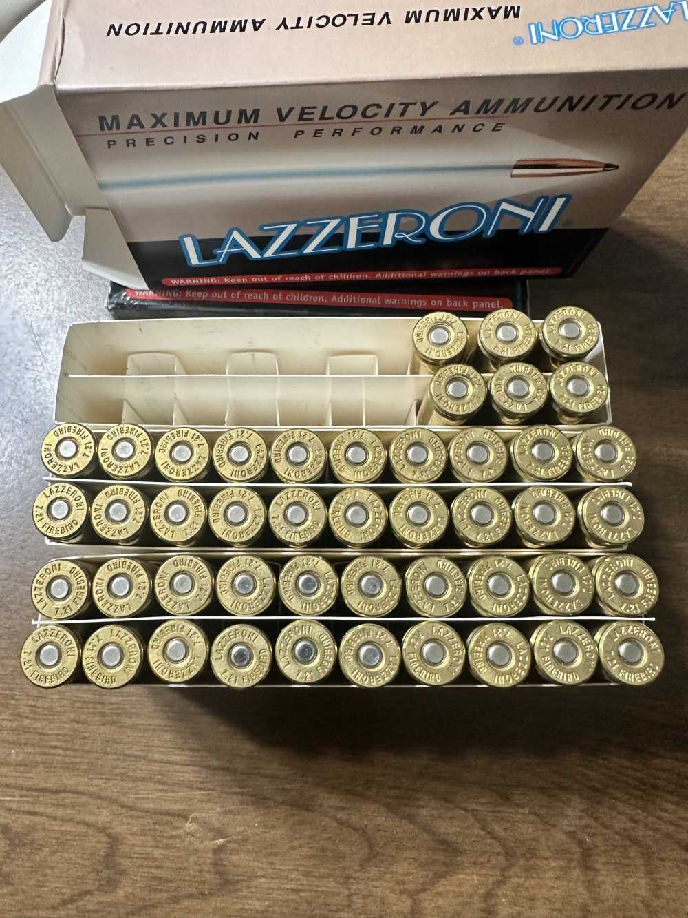 46 rounds factory Lazzeroni 7.21 firebird 140 grain psp ammo -img-2