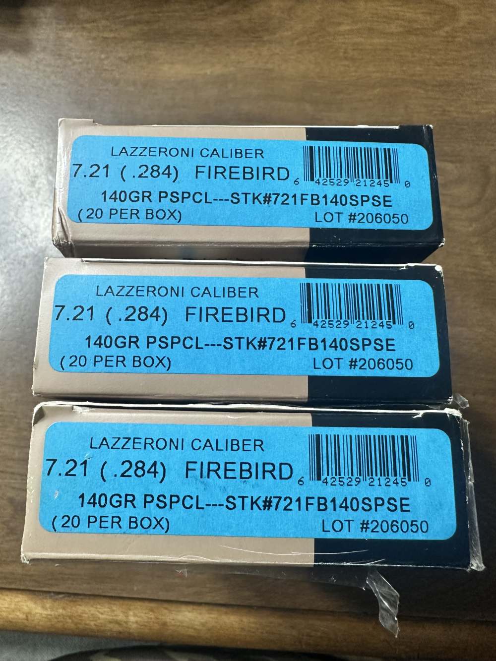 46 rounds factory Lazzeroni 7.21 firebird 140 grain psp ammo -img-0