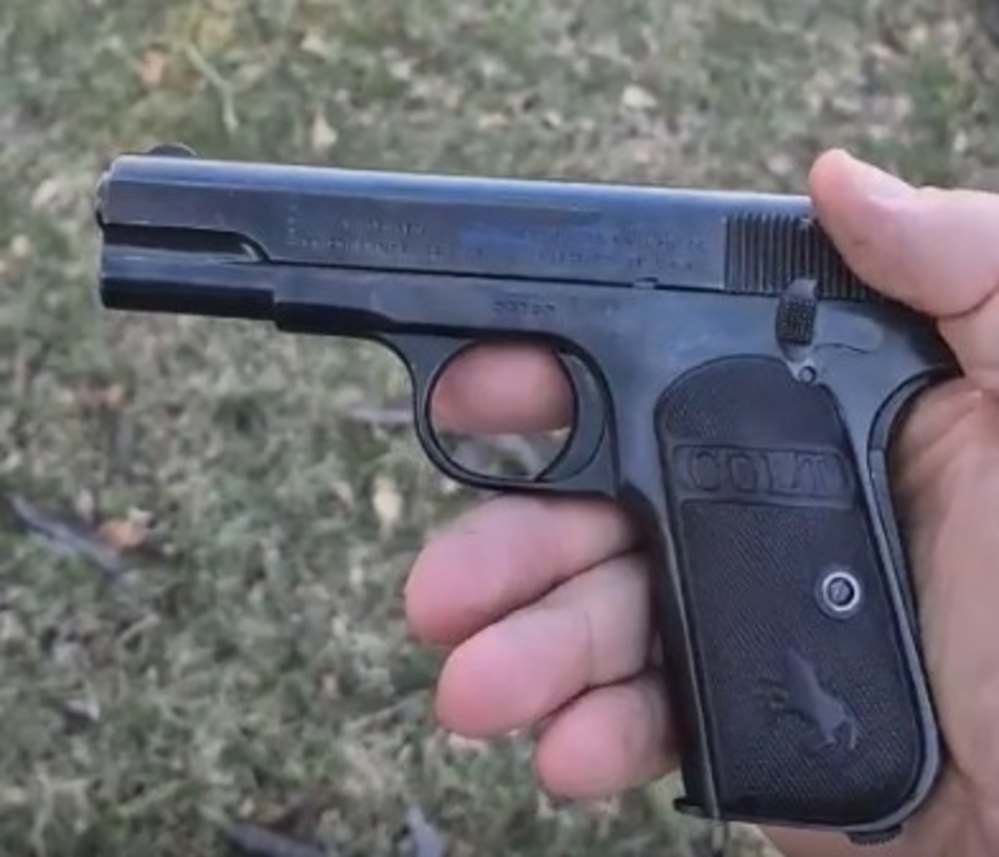 British Proofed 1920 Colt 1908 Pocket Hammerless .380ACP -Excellent Shape-img-6