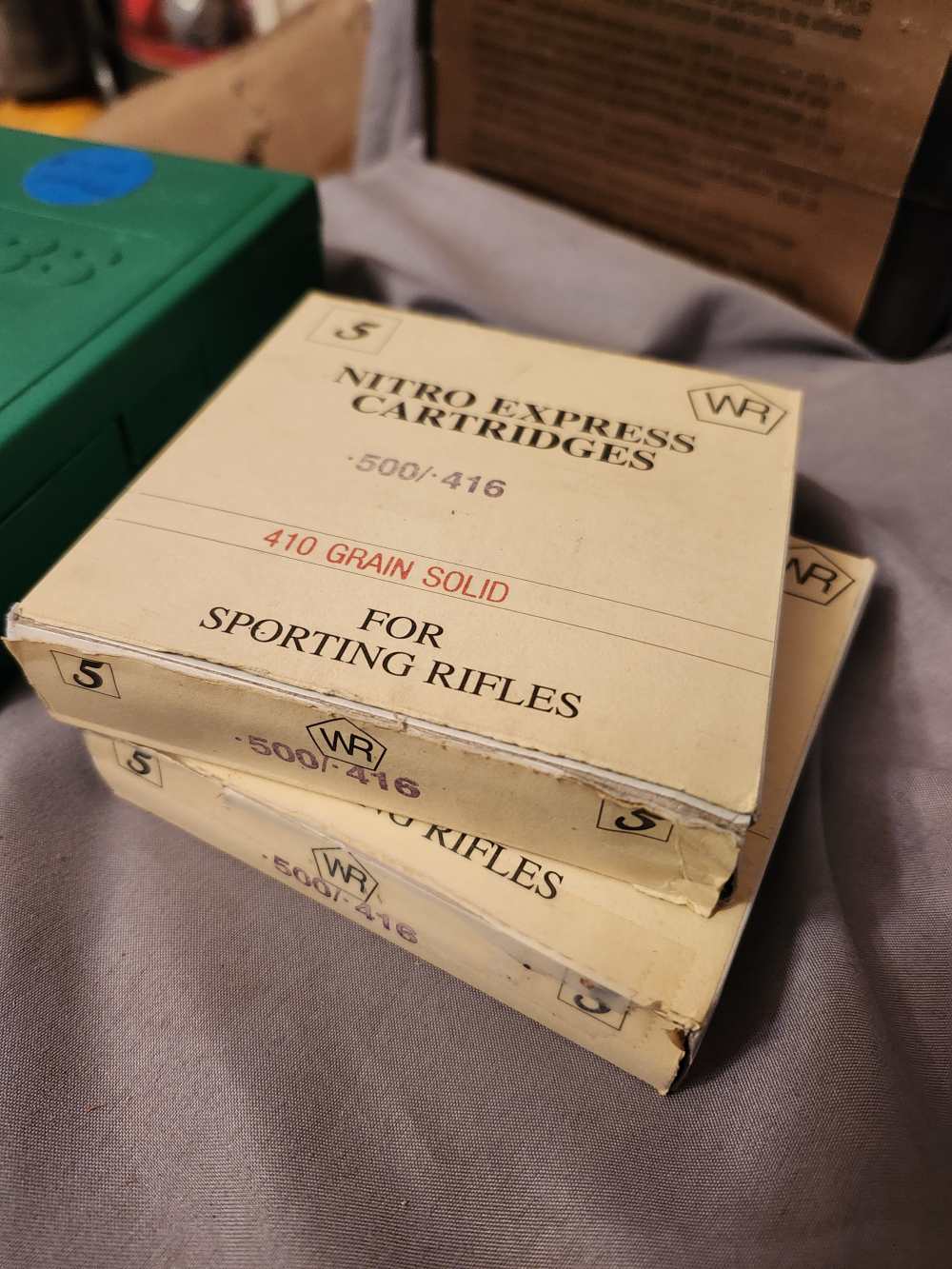 RCBS 500/416 NE dies, and bullets.  Like new! NR!-img-8