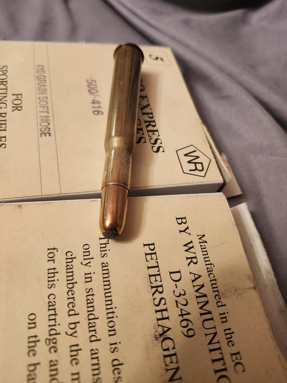 RCBS 500/416 NE dies, and bullets.  Like new! NR!-img-7