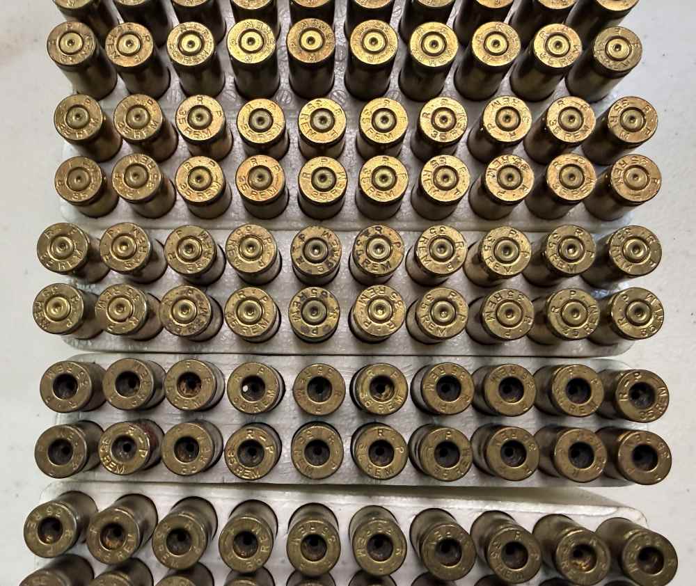 Remington 35 Rem 1x fired brass cases - 100 pieces -img-3