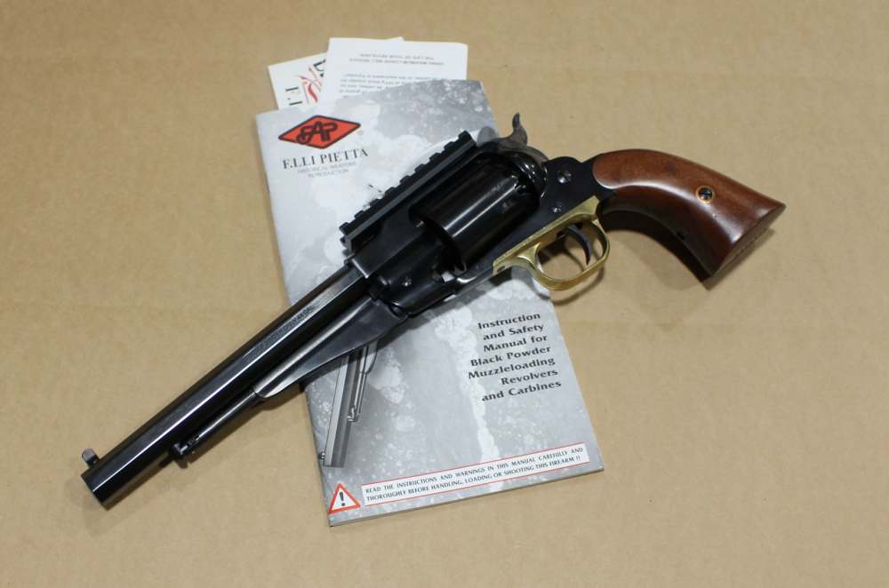 Pietta 1858 Remington Steel Army .44 - 8" barrel, NEW-img-2