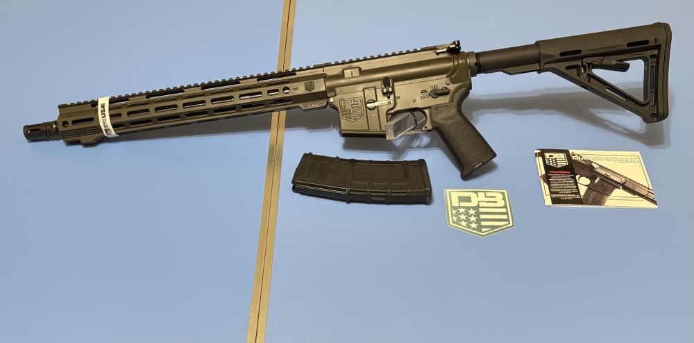 Diamondback DB15 300AAC BLK 16" 30+1 ODG S/A Rifle Factory New In Box-img-1