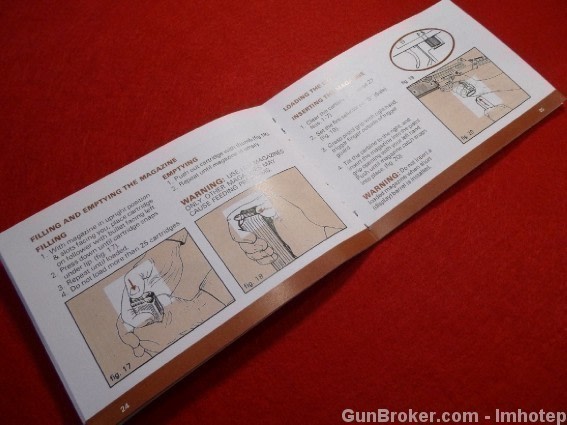 UZI Owner's Manual Model B 9MM SA -img-2