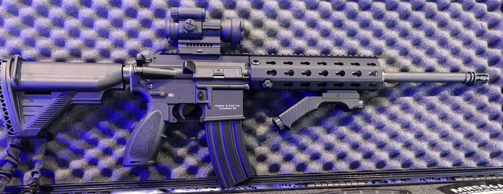 Heckler & Koch MR556A1, Hard Case, 5 mags, Aimpoint Red Dot, Ammo & Cans-img-0