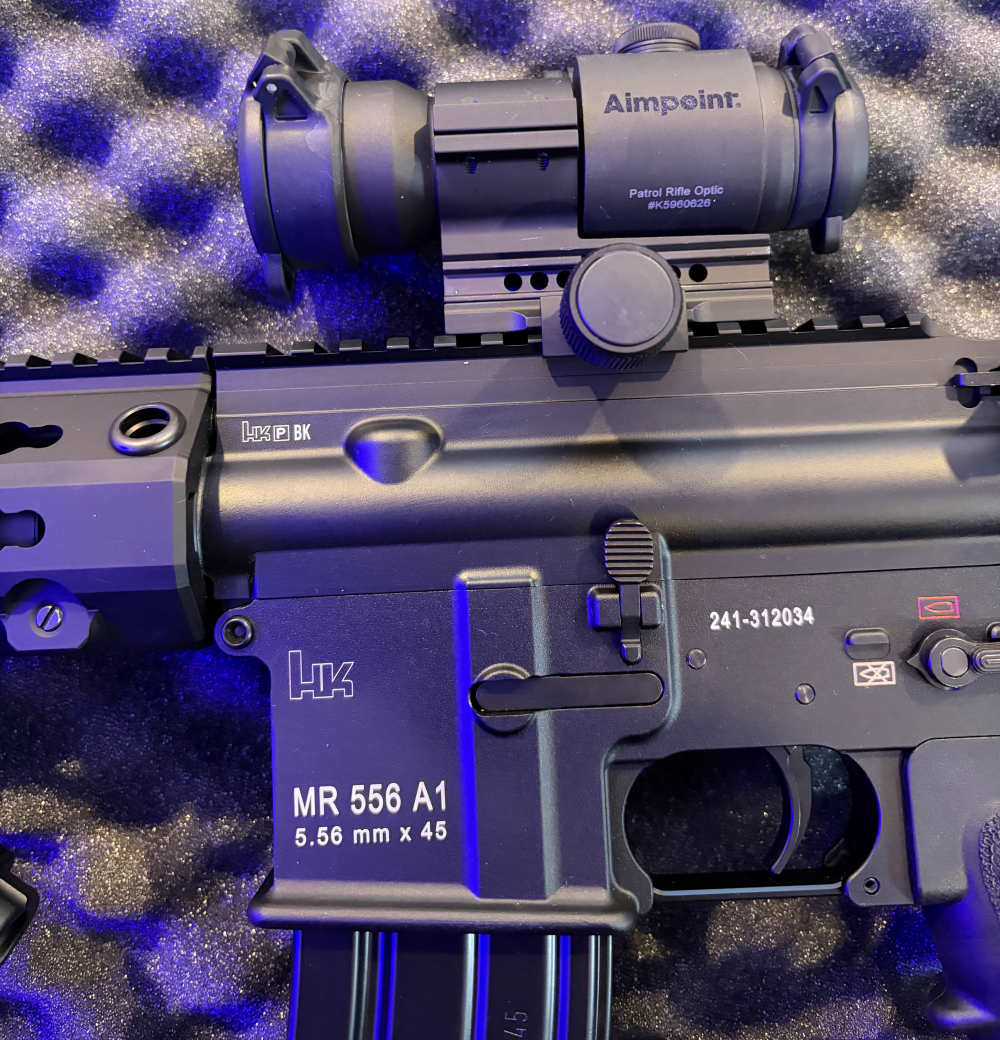 Heckler & Koch MR556A1, Hard Case, 5 mags, Aimpoint Red Dot, Ammo & Cans-img-13