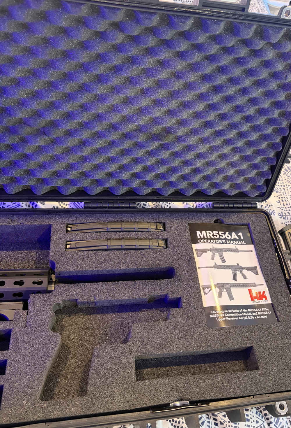 Heckler & Koch MR556A1, Hard Case, 5 mags, Aimpoint Red Dot, Ammo & Cans-img-26