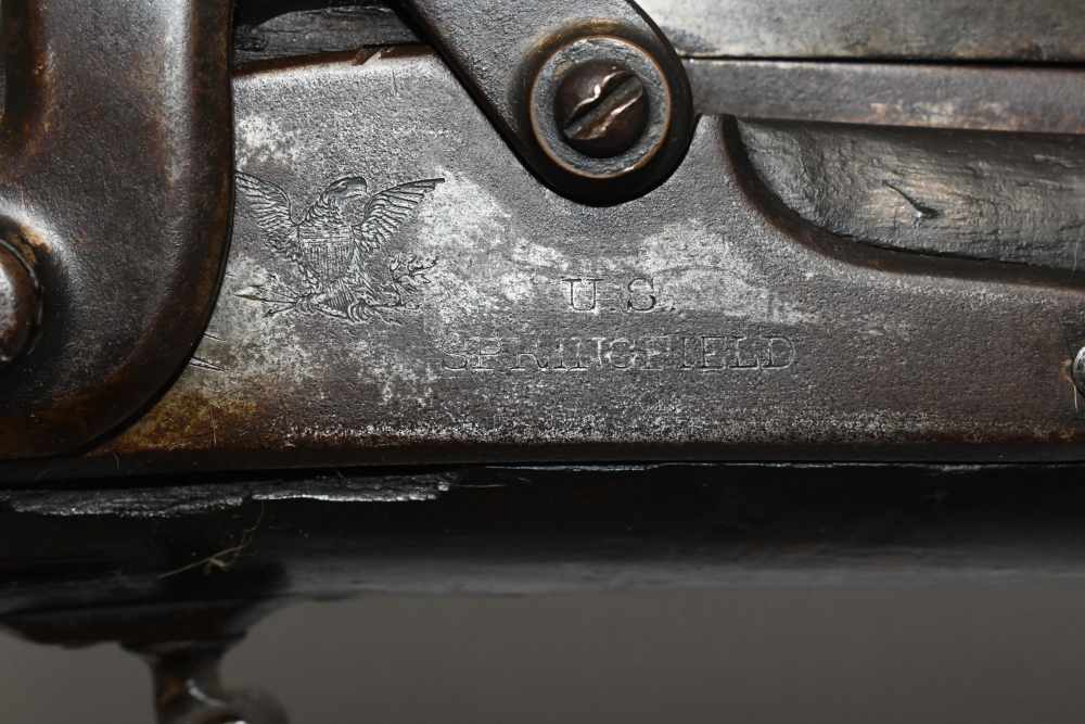 US Springfield 1866 Allin Conversion Trapdoor Rifle 50-70 Govt Cadet STYLE-img-24