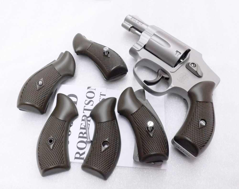 OD Green DURA Polymer Checkered Grips Smith & Wesson J Round 36 60 640 642-img-8