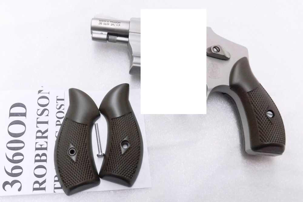 OD Green DURA Polymer Checkered Grips Smith & Wesson J Round 36 60 640 642-img-2