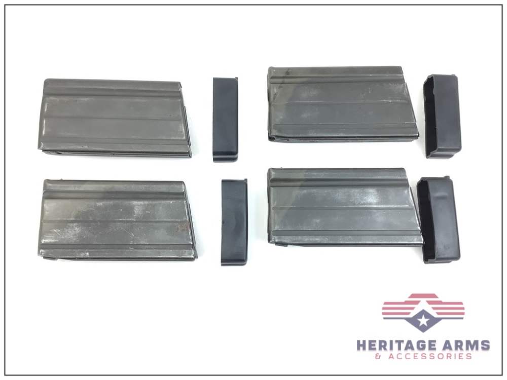 Set of 4 - FN FAL Metric-pattern Steyr 20-round Steel Rifle Mags 7.62x51mm -img-0