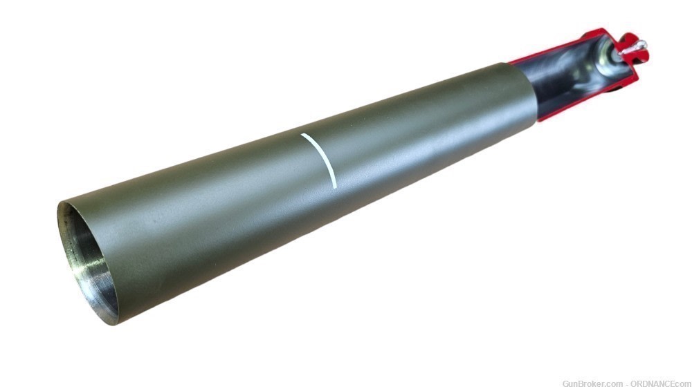 60mm M2 Mortar Cannon Cutaway Barrel & Receiver artillery ordnance gun -img-1