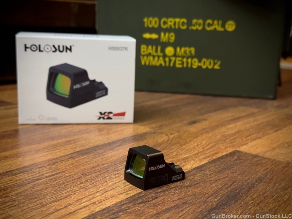 Holosun HS507K X2 Series Red Dot Reflex Sight Battery power, compact-img-3