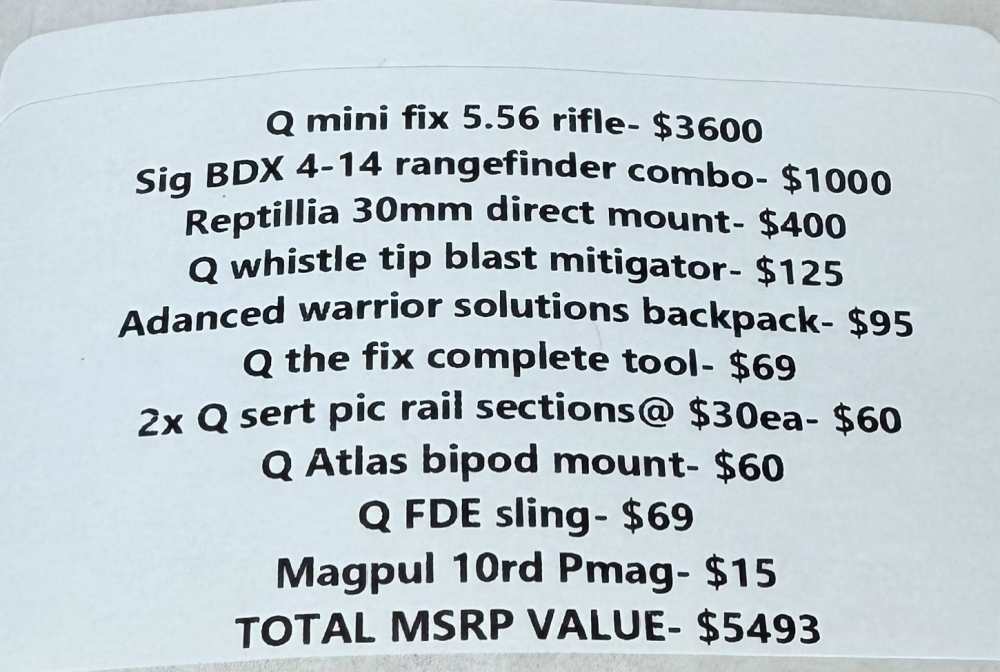 Q LLC Mini Fix 5.56 nato Complete set up package-img-11