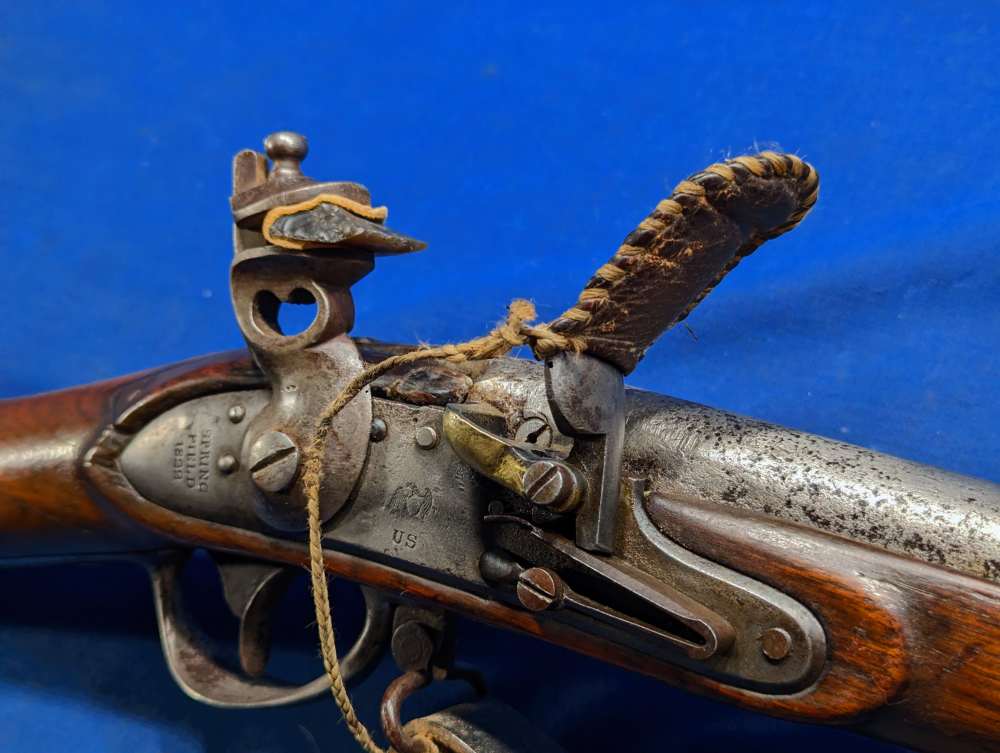 First Year Springfield 1822 Flintlock Reconversion 69 cal Smoothbore  -img-0