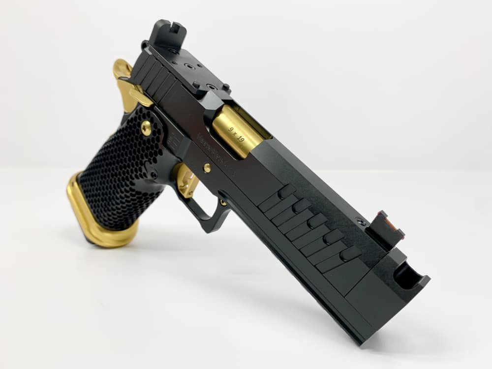 MPA DS9-TC HYBRID 4.6" COMP 9MM PISTOL BLACK & GOLD (DS9HYB-TC)-img-2