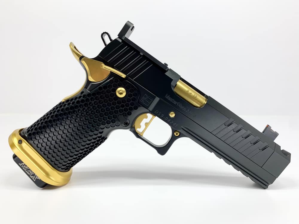 MPA DS9-TC HYBRID 4.6" COMP 9MM PISTOL BLACK & GOLD (DS9HYB-TC)-img-0