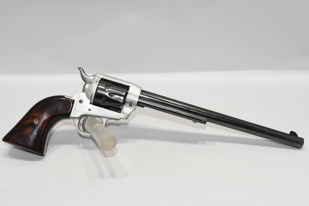 F Suffix Colt Buntline Scout Two Tone Revolver 9.5" 22 WMR Magnum 1961 C&R-img-0