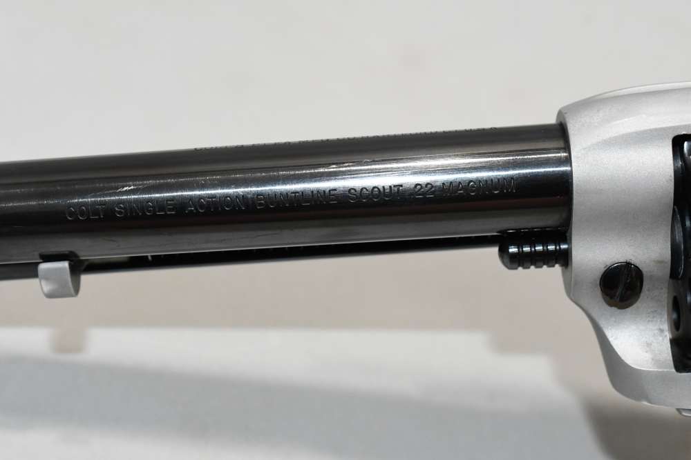 F Suffix Colt Buntline Scout Two Tone Revolver 9.5" 22 WMR Magnum 1961 C&R-img-10