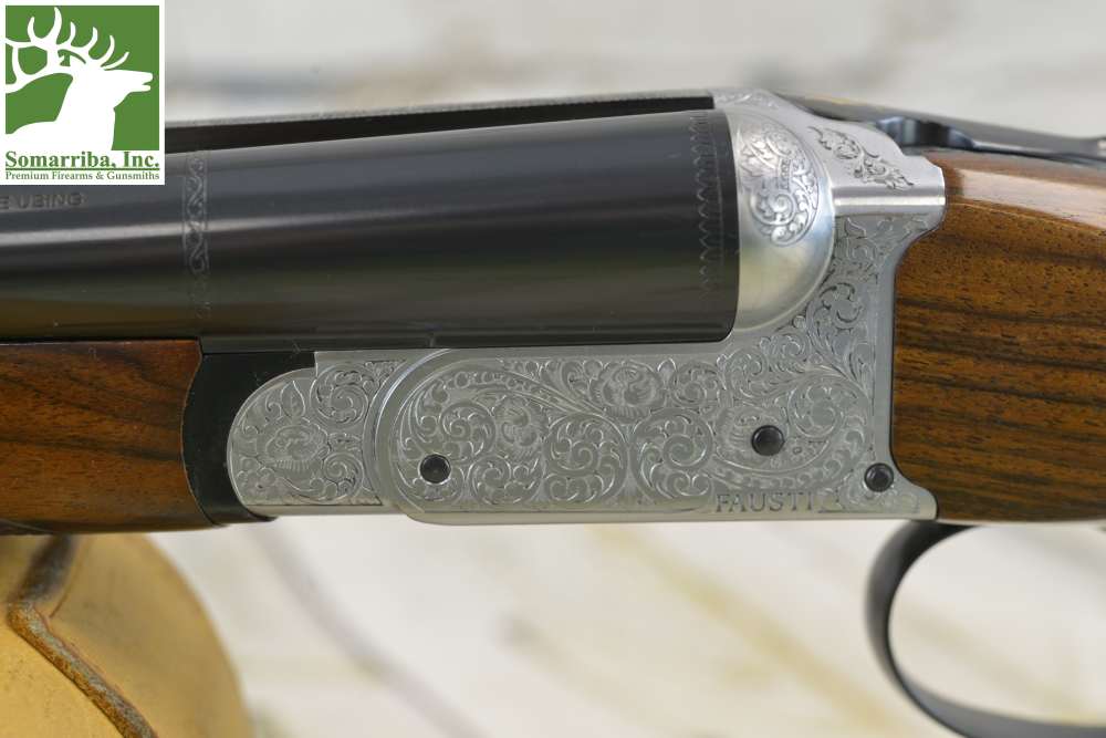 FAUSTI SHOTGUN 26203 DEA 20GA, 26" BBL SIDE BY SIDE, COIN FINISH, 14.49"-img-3