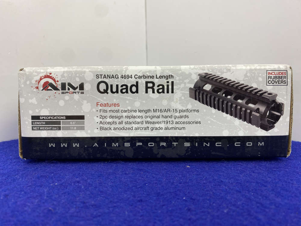 AIM SPORTS Carbine Length Aluminum Picatinny Hand-guard *TWO-PIECE RAIL*-img-10