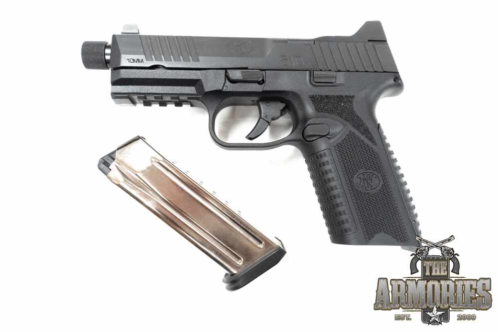 FN 510 Tactical OR 10mm 4.7” Threaded Black Used (TAO)-img-0