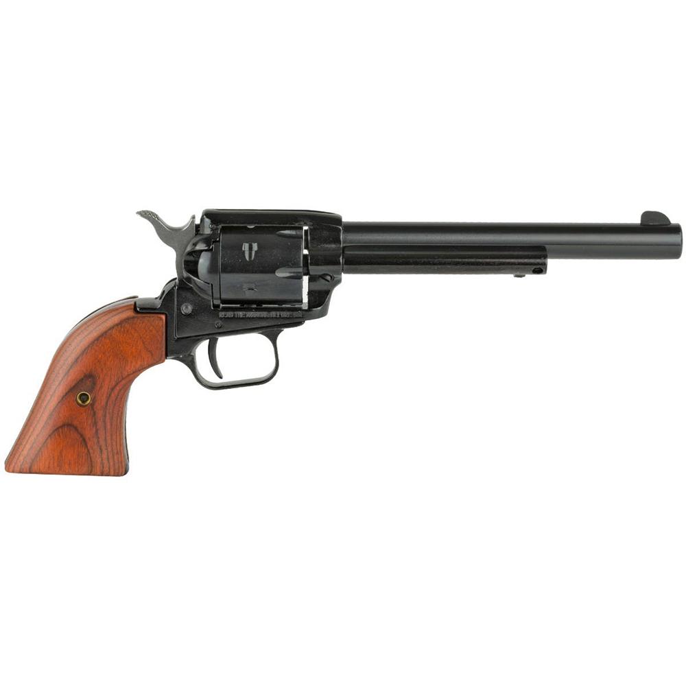 Heritage Rough Rider Handgun .22 LR 6.5" Barrel Black with Wood Grip-img-0