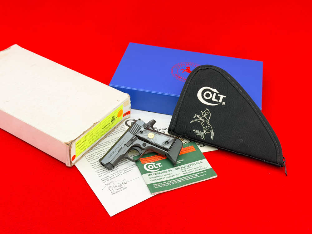 RARE 1993 Colt Custom Shop Black Stallion .380 ACP 2.75" 1 of 250 Low SN#52-img-26