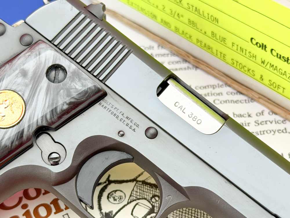 RARE 1993 Colt Custom Shop Black Stallion .380 ACP 2.75" 1 of 250 Low SN#52-img-10