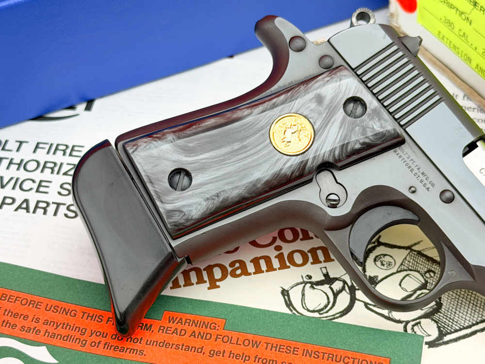 RARE 1993 Colt Custom Shop Black Stallion .380 ACP 2.75" 1 of 250 Low SN#52-img-9