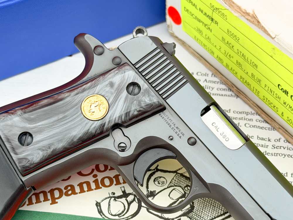 RARE 1993 Colt Custom Shop Black Stallion .380 ACP 2.75" 1 of 250 Low SN#52-img-8