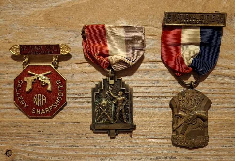 NRA Shooting Medals 1938, 1942, 1949-img-0