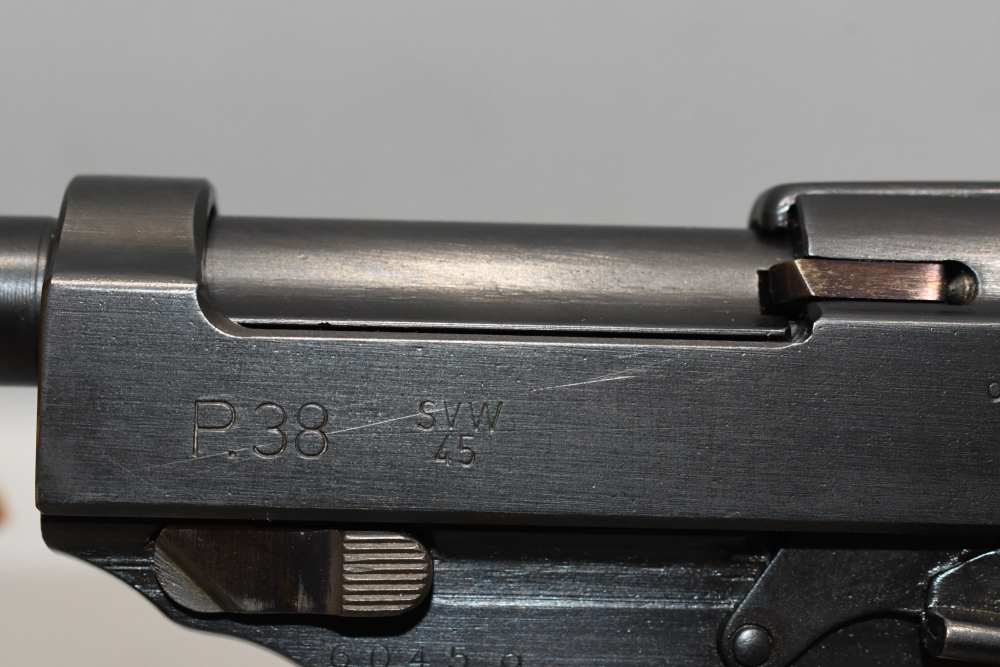 French Occupation SVW 45 Mauser P38 P.38 9mm Pistol W Holster Spare Mag C&R-img-12