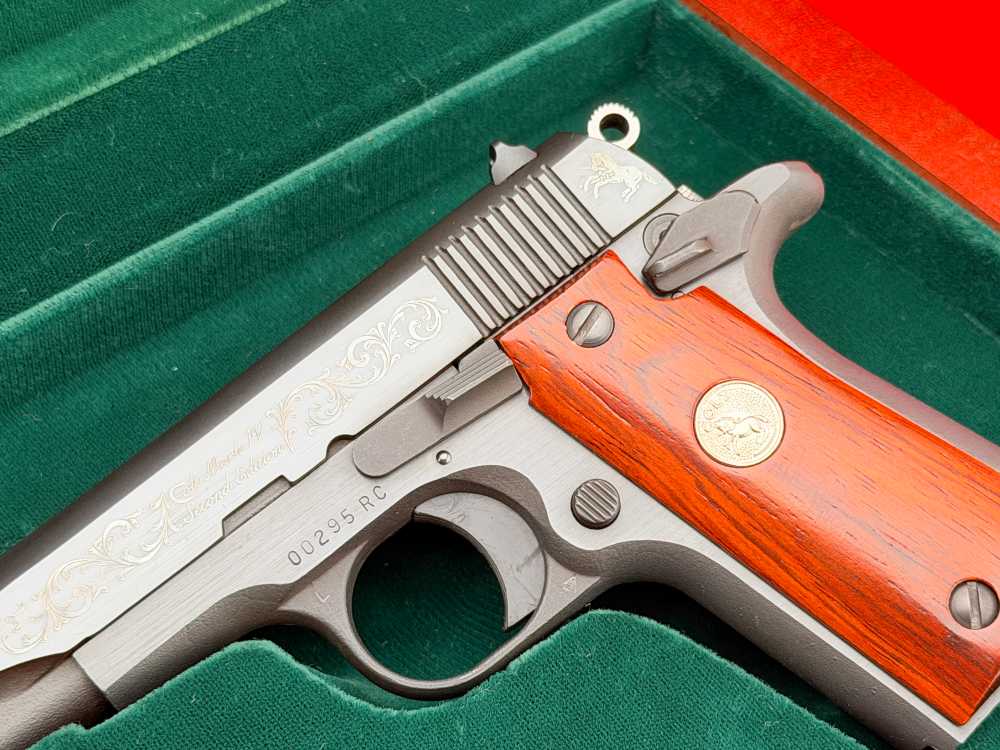 1983 Colt Custom Shop .380 MK IV Series 80 Matched Set Gold & Silver - NOS-img-11