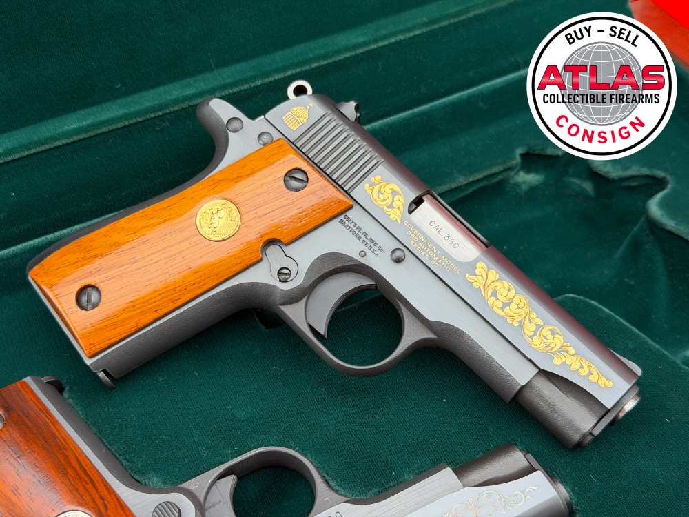 1983 Colt Custom Shop .380 MK IV Series 80 Matched Set Gold & Silver - NOS-img-14