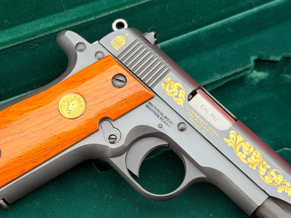 1983 Colt Custom Shop .380 MK IV Series 80 Matched Set Gold & Silver - NOS-img-16