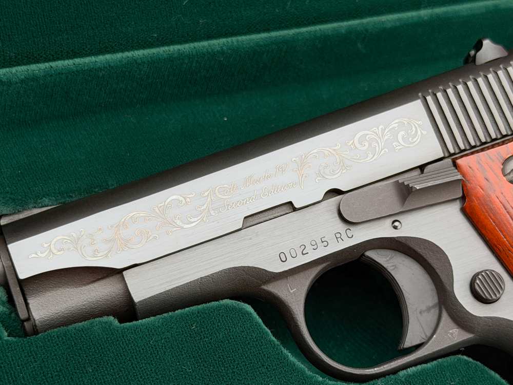 1983 Colt Custom Shop .380 MK IV Series 80 Matched Set Gold & Silver - NOS-img-13