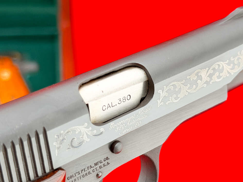 1983 Colt Custom Shop .380 MK IV Series 80 Matched Set Gold & Silver - NOS-img-45