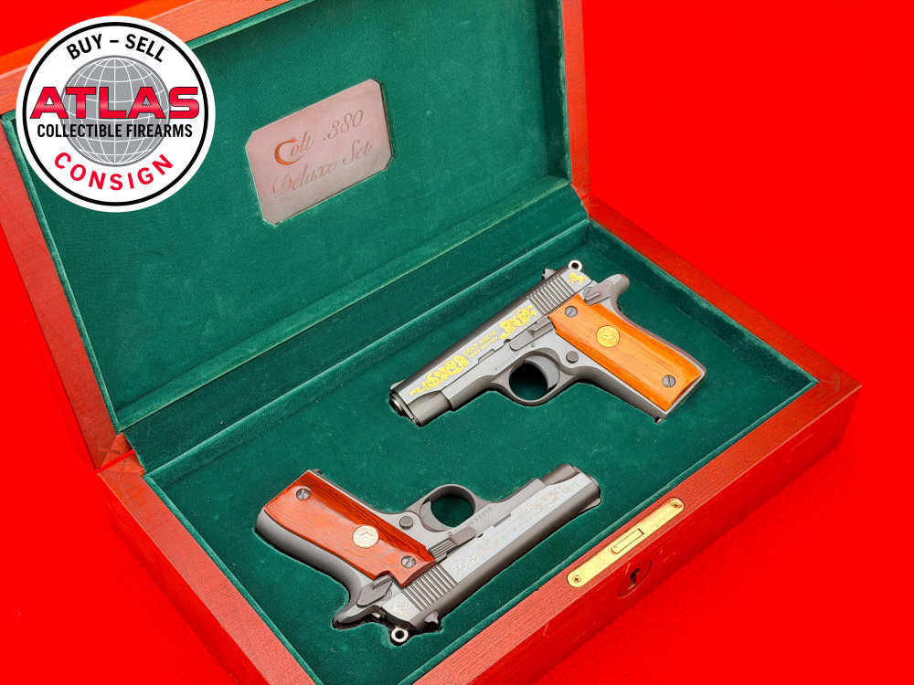 1983 Colt Custom Shop .380 MK IV Series 80 Matched Set Gold & Silver - NOS-img-56
